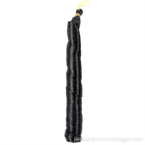 22 inch Spiral Curl Braid Synthetic Hair Loose Wave Crochet Braids Hair Extensions Pre  Stretched  Braiding Hair